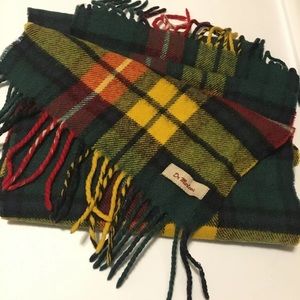 Dr. Martens Plaid 100% Wool Scarf